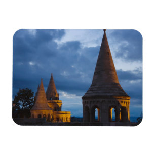 Nachtbeeld van het Vissersbastion, Kasteelheu Magneet