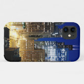 Nachtbeeld van stadslandschap van Chicago Case-Mate iPhone Case (Achterkant (horizontaal))