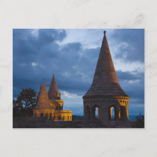 Nachtbeeld van Vissersbastion, Kasteelheuvel Briefkaart