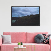 Nachtbezoeker op canvas print (Insitu (Woonkamer))