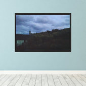 Nachtbezoeker op canvas print (Insitu (Houten vloer))
