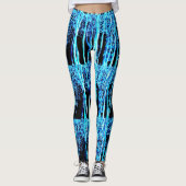 nachtblauw leggings (Voorkant)
