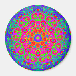 Nachtbloeiende bloem Mandala stijl magneet