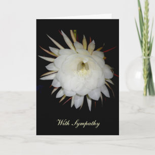 nachtbloeiende cereus-sympathiekaart kaart