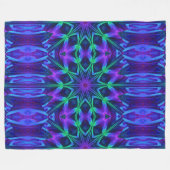 Nachtbloem 1 fleece deken (Voorkant (Horizontaal))