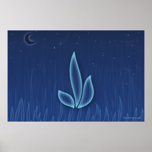 Nachtbloem Poster (Voorkant)