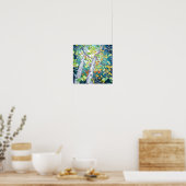 Nachtboslandschap Home Decor Poster (Keuken)
