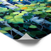 Nachtboslandschap Home Decor Poster (Hoek)