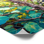 Nachtboslandschap Home Decor Poster (Hoek)