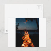 nachtbrand briefkaart (Voorkant / Achterkant)