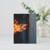 nachtbrand briefkaart (Staand voorkant)