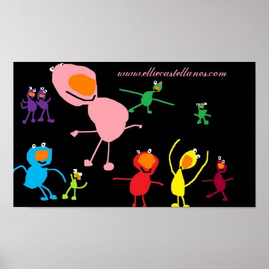 nachtbrieven, www.elliecastellanos.com poster (Voorkant)