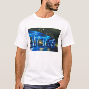 Nachtbrug bij de haven van Miami, Florida T-shirt