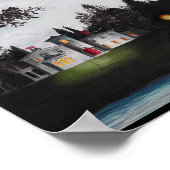 Nachtbrug Poster (Hoek)