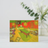 Nachtcafé van Vincent van Gogh Briefkaart (Staand voorkant)