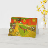 Nachtcafé van Vincent van Gogh Kaart (Gele Bloem)