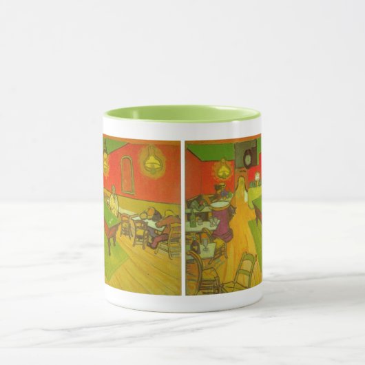 Nachtcafé van Vincent van Gogh Mok (Midden)
