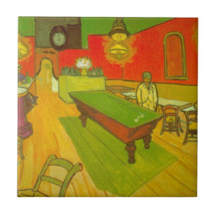 Nachtcafé van Vincent van Gogh Tegeltje