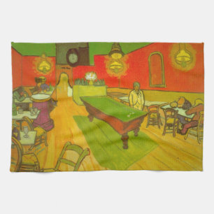 Nachtcafé van Vincent van Gogh Theedoek