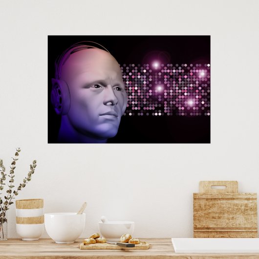 nachtclub dj poster (Keuken)