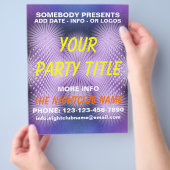 nachtclub flyer (Hand)