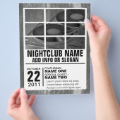 nachtclub flyer (Hand)