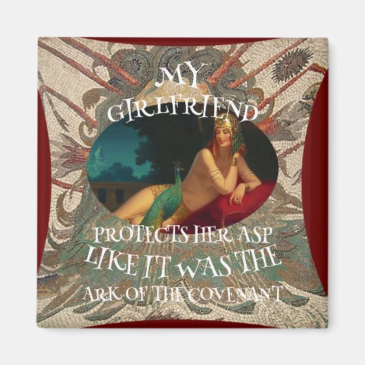 Nachtclub Restaurant Bar Tiki Pub Toga 2024 Party Magneet (Voorkant)