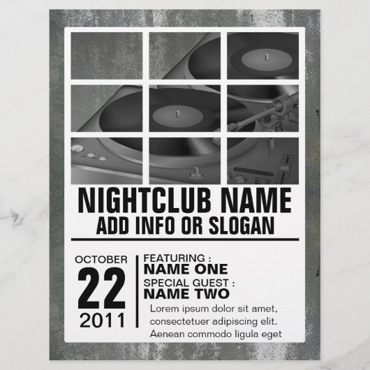 nachtclubflyer flyer (Voorkant)