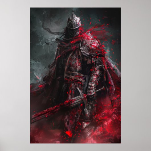 Nachtcommandant Igris het Bloedrode Poster (Voorkant)