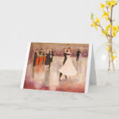 Nachtdansen Kaart (Gele Bloem)