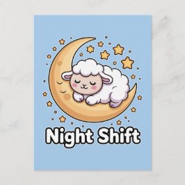 Nachtdienst Feestdagenkaart