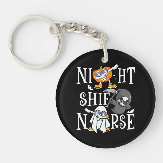 Nachtdienst Verpleger Sleutelhanger (Voorkant)
