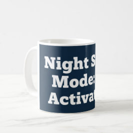 Nachtdienstmodus: Geactiveerd Koffiemok