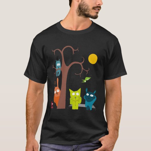 Nachtdieren T-shirt (Voorkant)