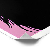 Nachtdiscotheek geïnspireerde originele icoon ontw poster (Hoek)