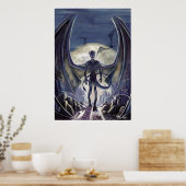 Nachtdoorgangen van het vlot: Nachtdoeken Poster (Keuken)