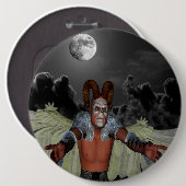 Nachtduivelknop Ronde Button 6,0 Cm (Voorkant /achterkant)