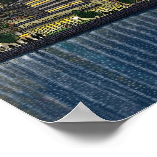 NACHTE GROTE STAD POSTER (Hoek)