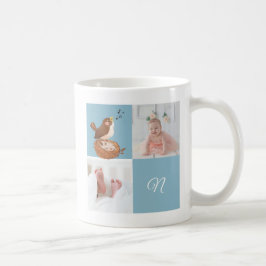 Nachtegaal • Alfabet Monogram Cute Baby Shower Koffiemok