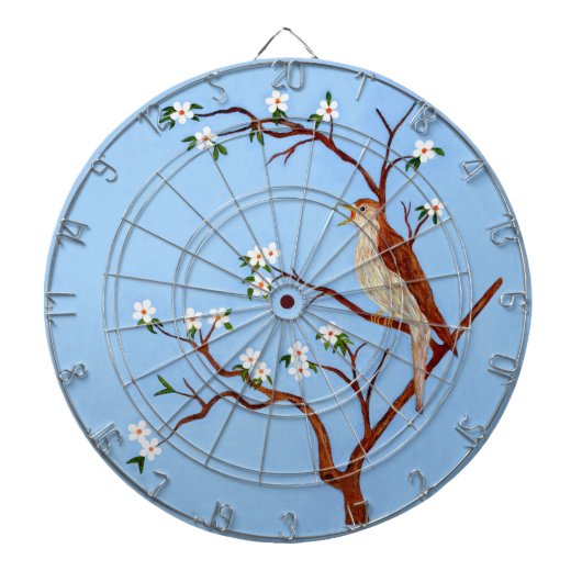 Nachtegaal Dartbord (Voorkant)