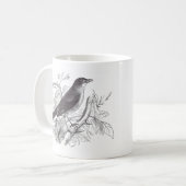 nachtegaal koffiemok (Voorkant links)