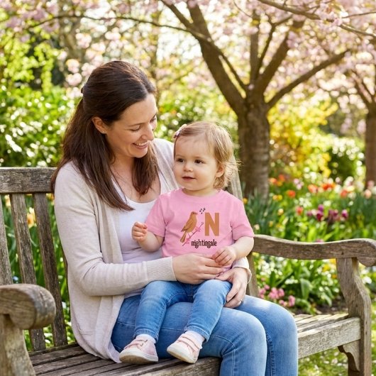 Nachtegaal Melodie Peuter T-shirt