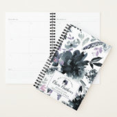 Nachtelijk bloemenmonogram Waterverf bij de marine Planner (Display)