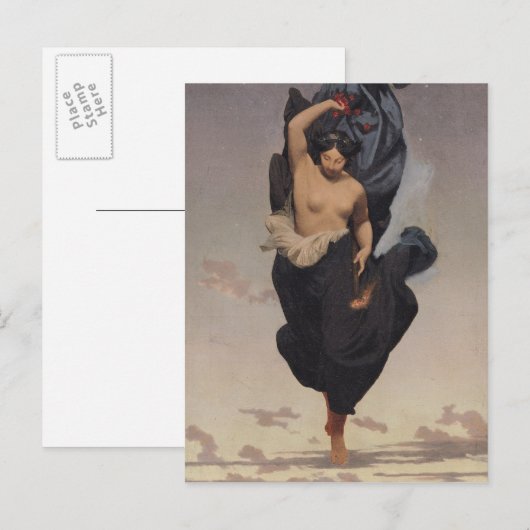 Nachtelijk, c.1850-55 briefkaart (Voorkant / Achterkant)