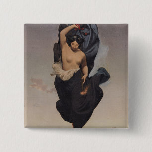 Nachtelijk, c.1850-55 vierkante button 5,1 cm