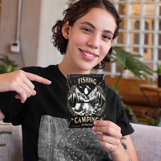 Nachtelijk Gevist en kampeeravontuur Briefkaart