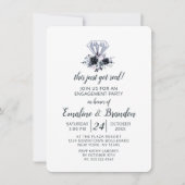 Nachtelijk kreeg dit pas echt verlovingsfeest kaart (Voorkant)