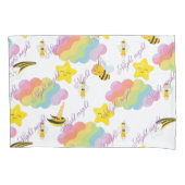 Nachtelijk kussen hoesje met leuke kinder elemente kussensloop (Voorkant)