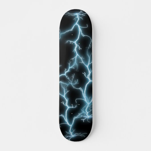 Nachtelijk onweer persoonlijk skateboard (Voorkant)