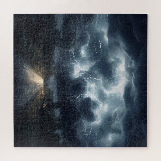 nachtelijk Storm Legpuzzel (Horizontaal)